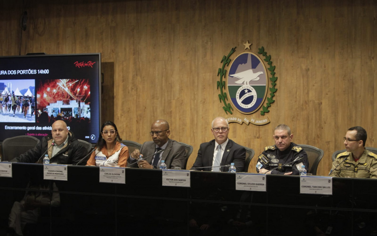 Esquema de seguran&ccedil;a para o Rock in Rio foi apresentado no Centro Integrado de Comando e Controle