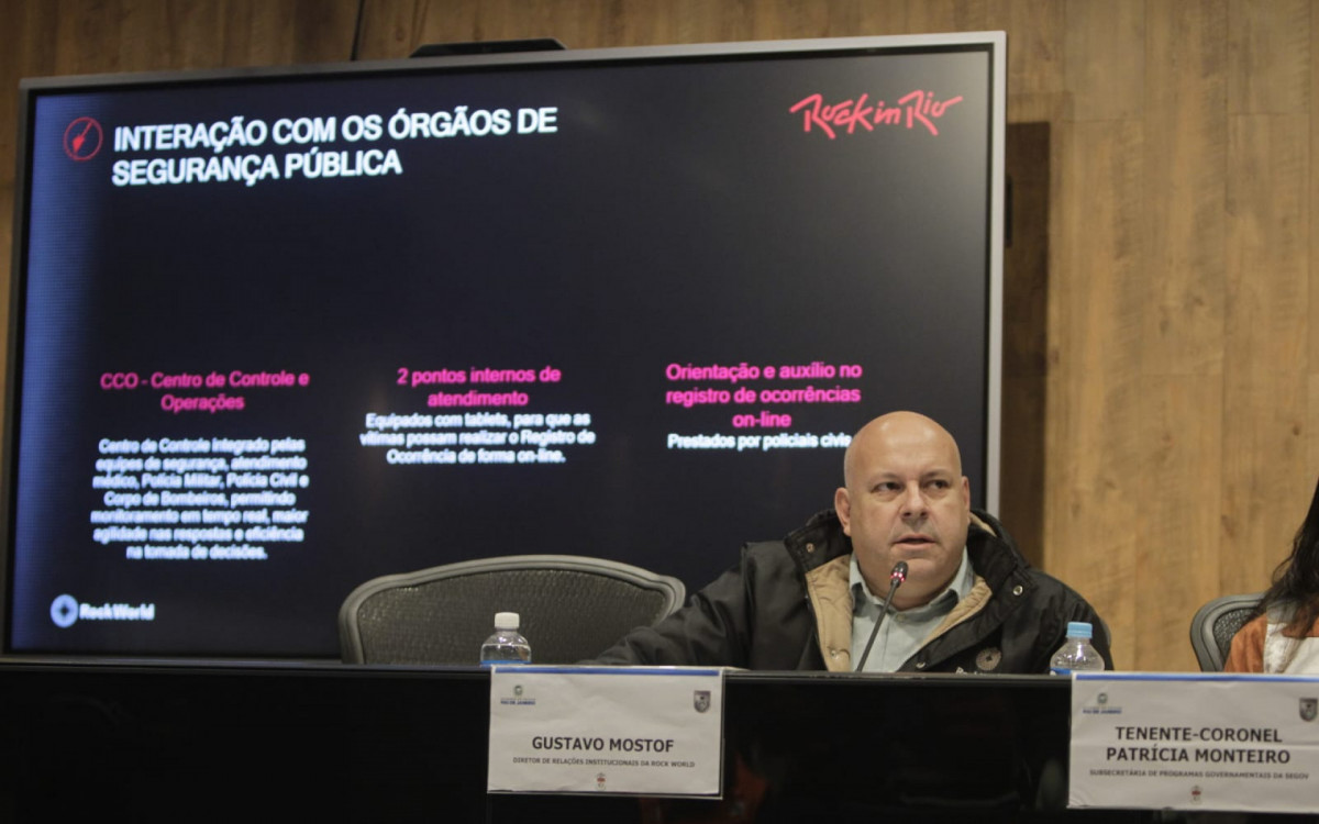Esquema de seguran&ccedil;a para o Rock in Rio foi apresentado no Centro Integrado de Comando e Controle