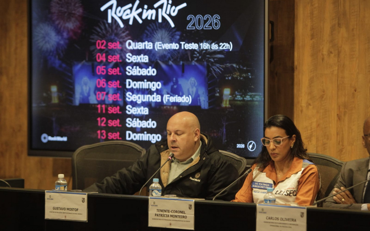 Esquema de seguran&ccedil;a para o Rock in Rio foi apresentado no Centro Integrado de Comando e Controle