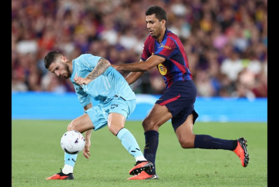 Rodri celebra estreia pelo Barcelona: ‘Era aqui que queria estar’
