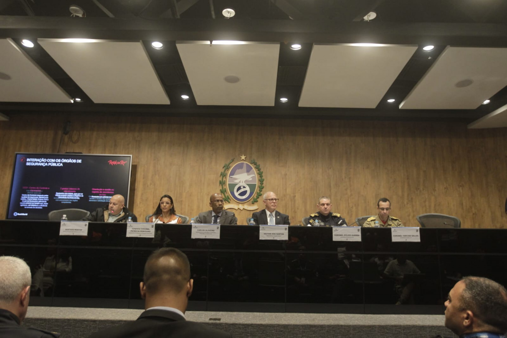 Esquema de segurança para o Rock in Rio foi apresentado no Centro Integrado de Comando e Controle - Reginaldo Pimenta/Agência O DIA