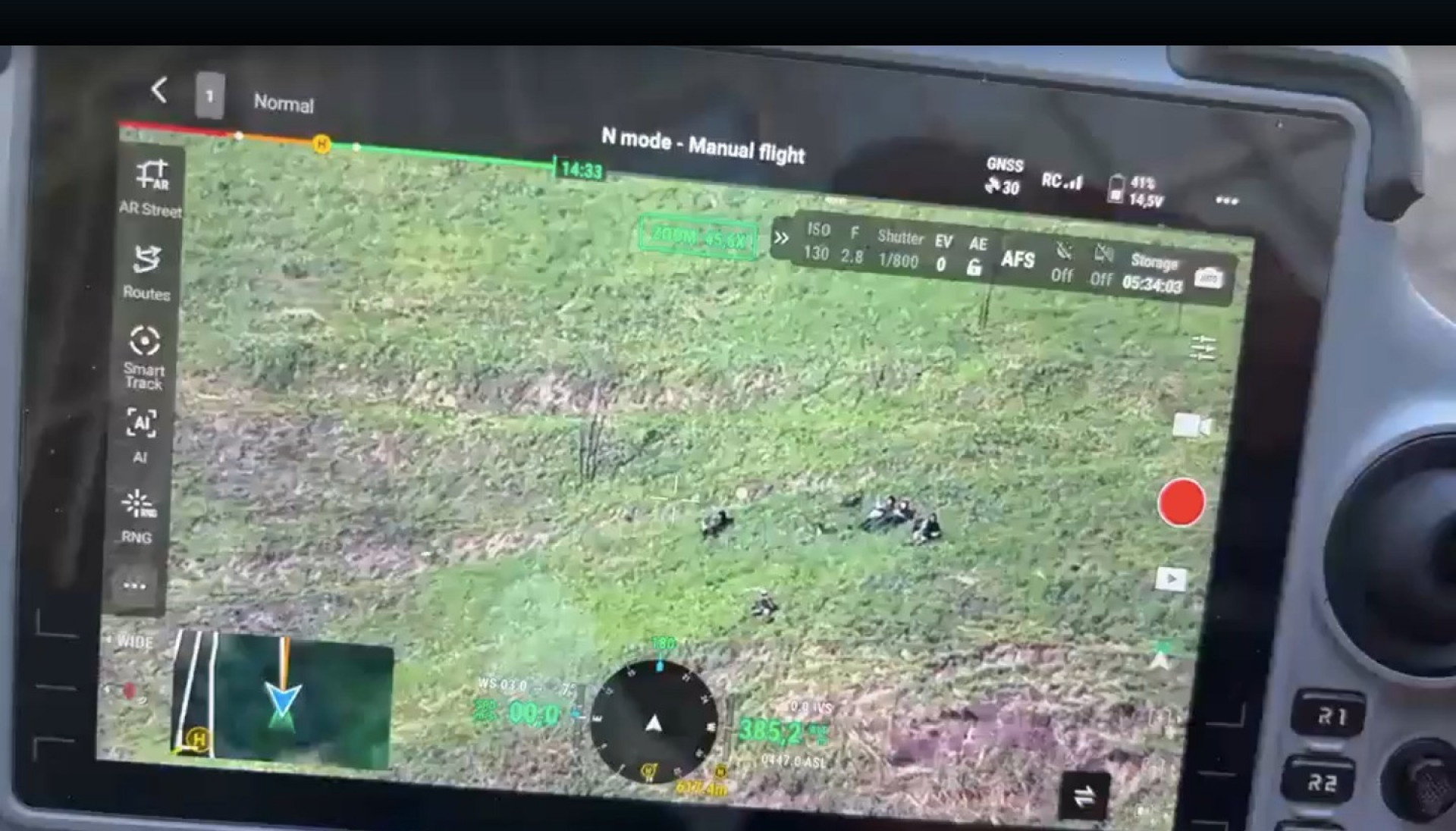 Drone da PM flagrou fuga de criminosos do Terceiro Comando Puro (TCP) em Senador Camar&aacute;