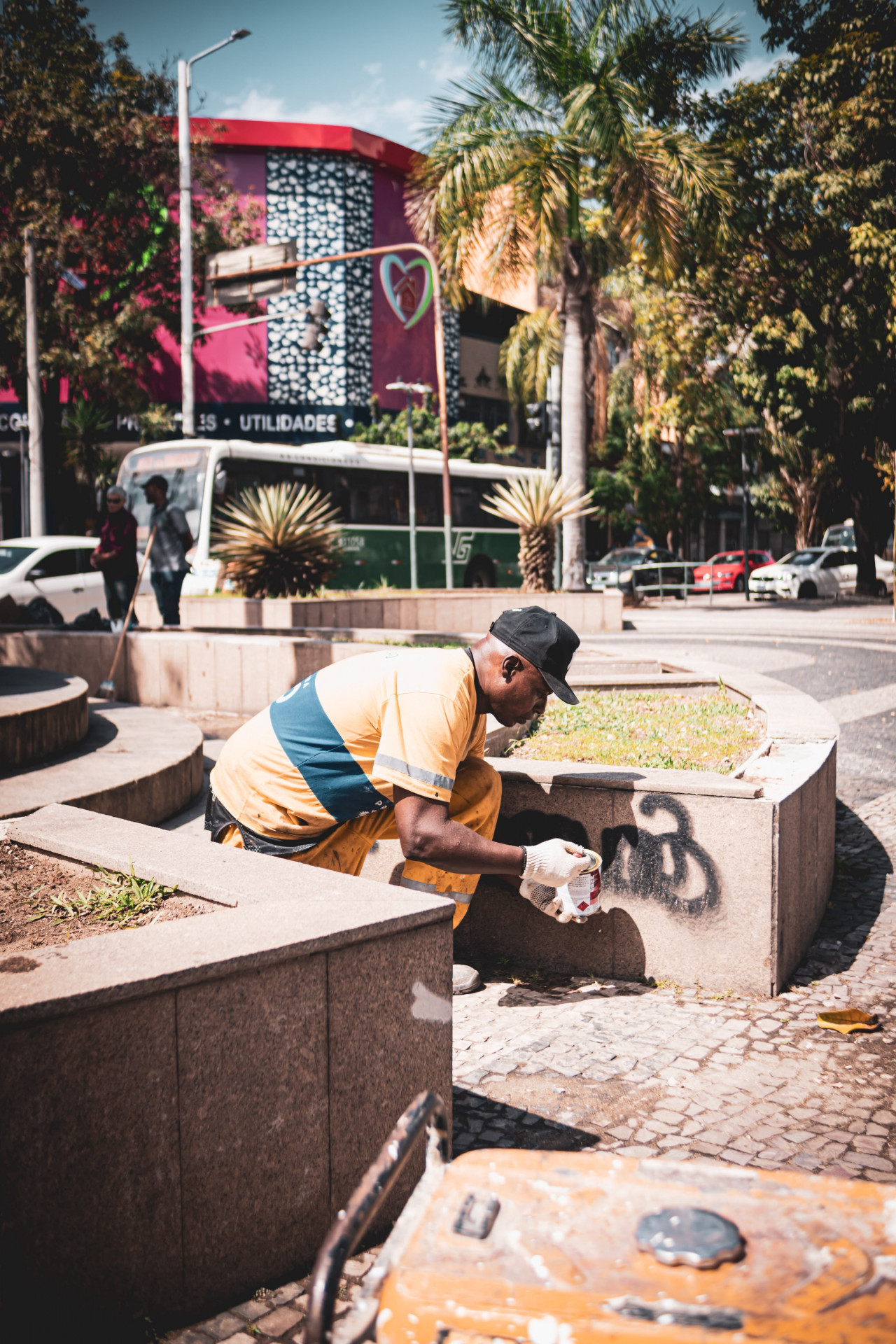 Praça das Nações, em Bonsucesso, recebe chafariz revitalizado - Divulgação