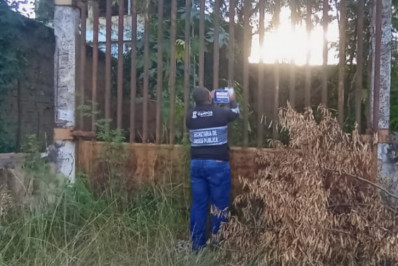 Postura de olho em terrenos e veículos abandonados