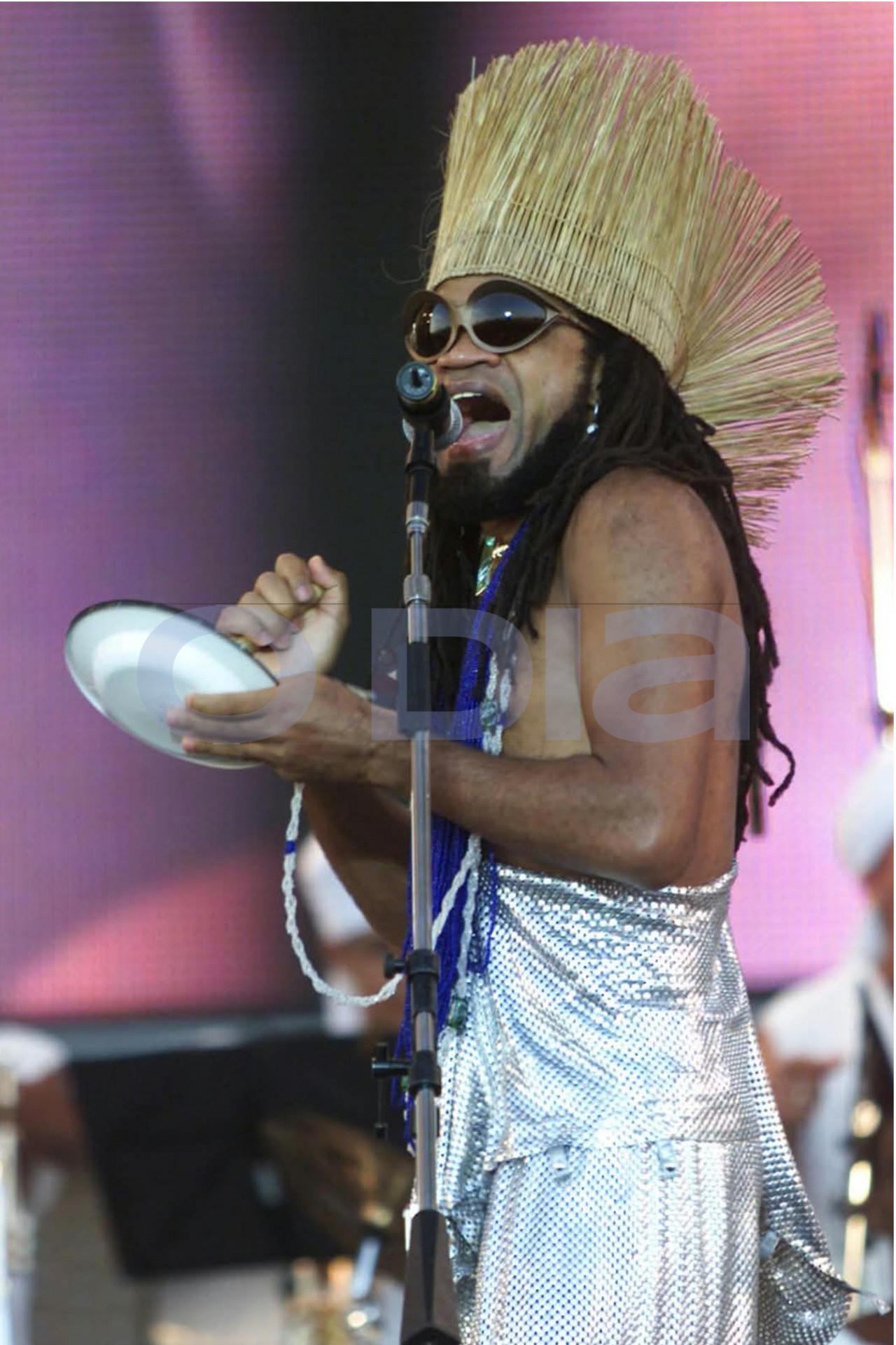 Em 2001, Brown falou: "Sou da paz. N&atilde;o jogo nada em ningu&eacute;m'- antiga Cidade do Rock - L&eacute;o Correa / Arquivo O DIA