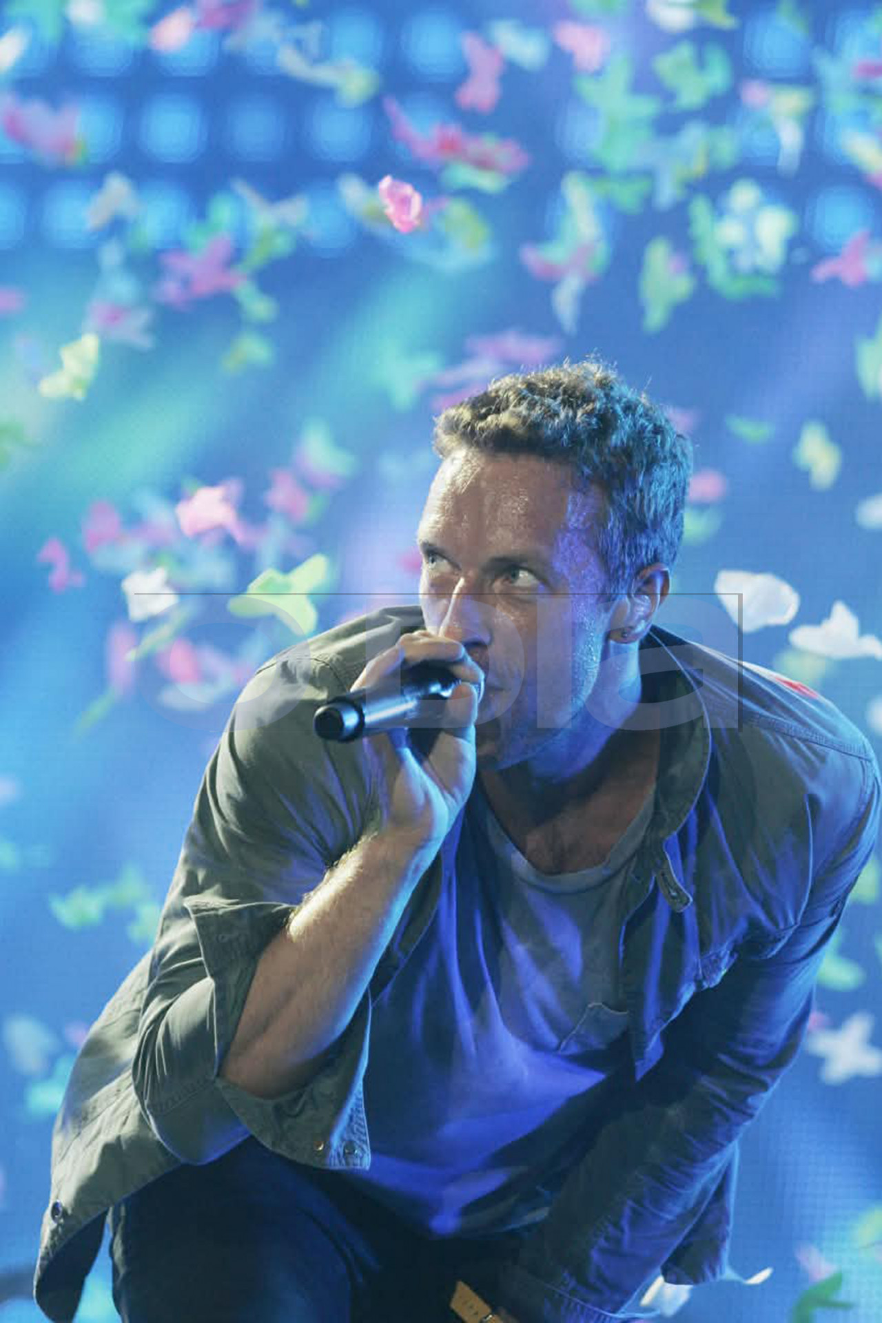 Vocalista do Coldplay cantou um trecho de música de Jorge Benjor - Parque dos Atletas - Ernesto Carriço / Arquivo O DIA