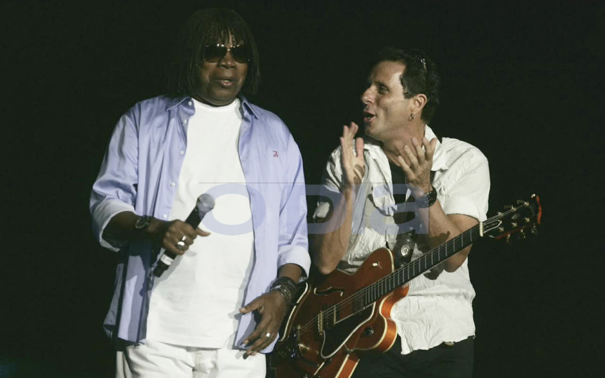 Os cantores se apresentaram na abertura do Rock in Rio 2011 - Parque dos Atletas