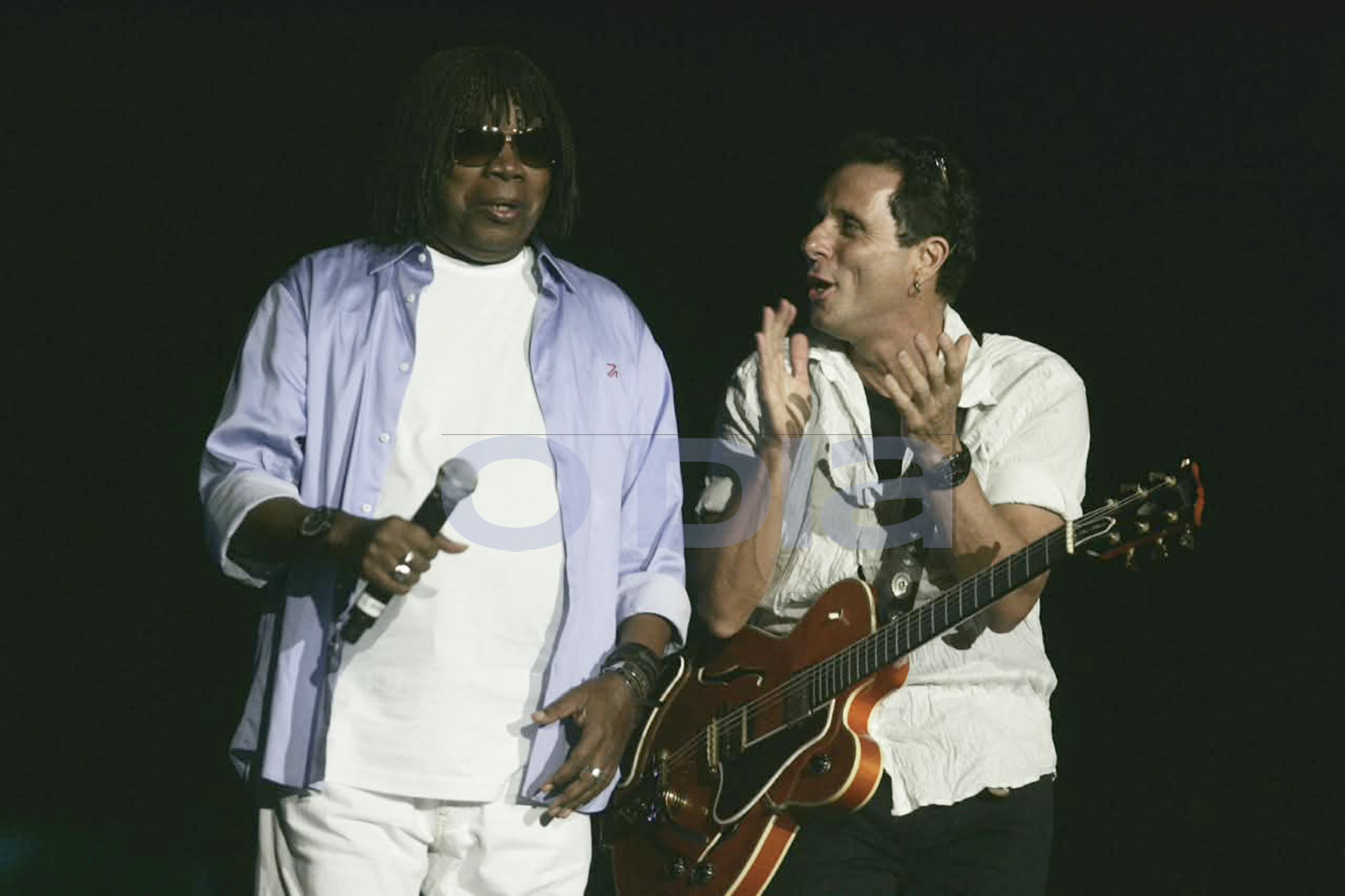Os cantores se apresentaram na abertura do Rock in Rio 2011 - Parque dos Atletas - Ernesto Carriço / Arquivo O DIA
