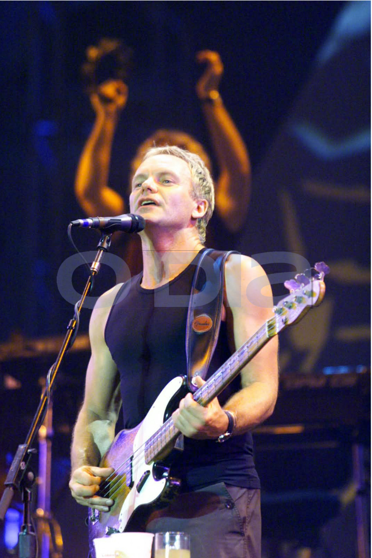 Sting se apresentou na edi&ccedil;&atilde;o de 2001 - antiga Cidade do Rock  - Uanderson Fernandes / Arquivo O DIA