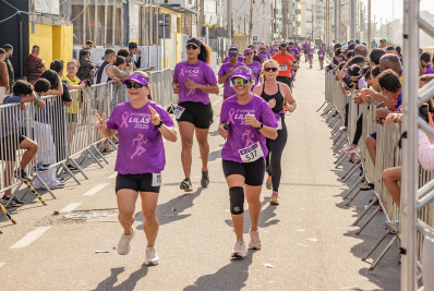 Mar lilás toma as orlas de Macaé em corrida contra a violência