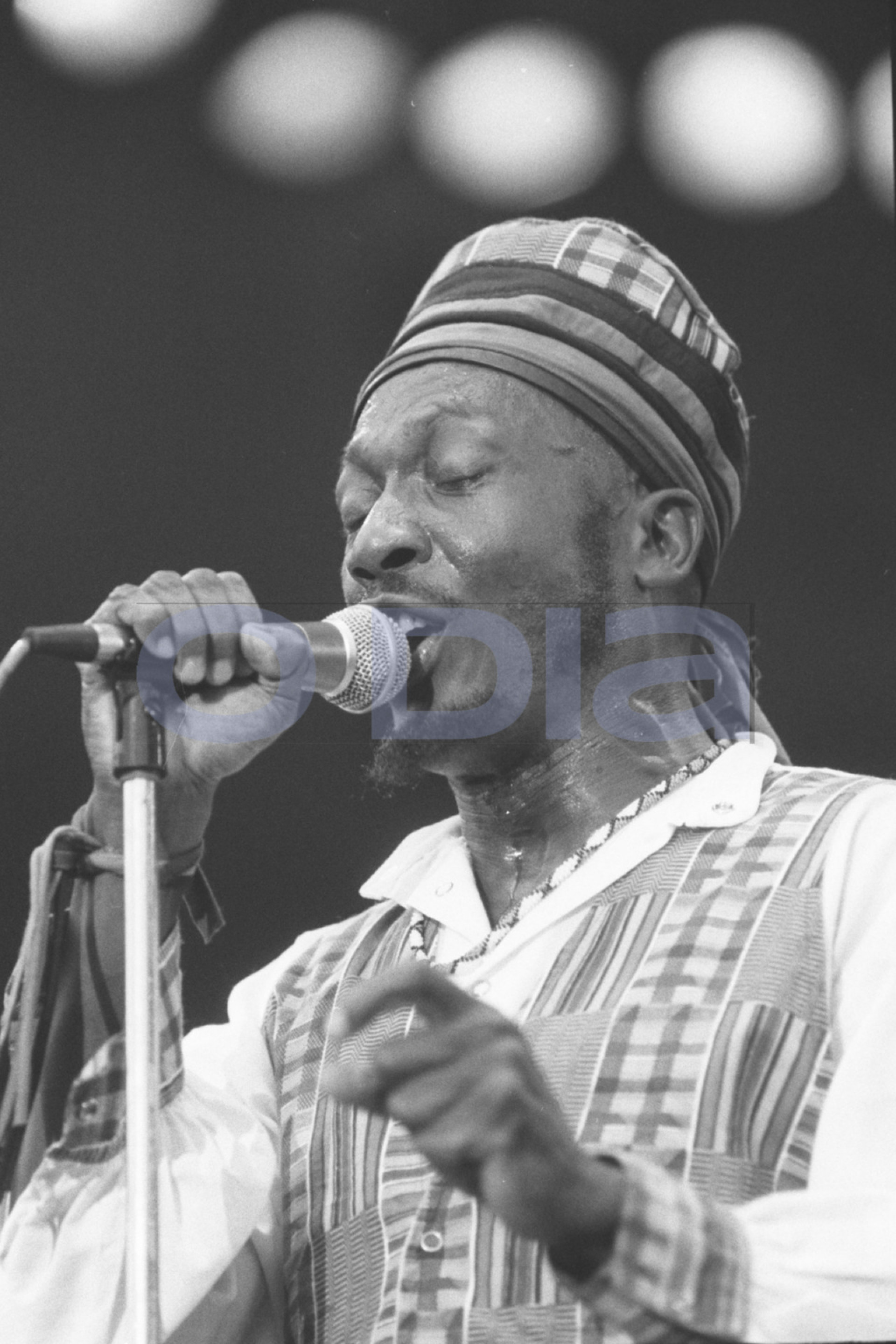 Jimmy Cliff fez discurso pacifista na edi&ccedil;&atilde;o de 1991 - Maracan&atilde; - Paulo Ara&uacute;jo / Arquivo O DIA