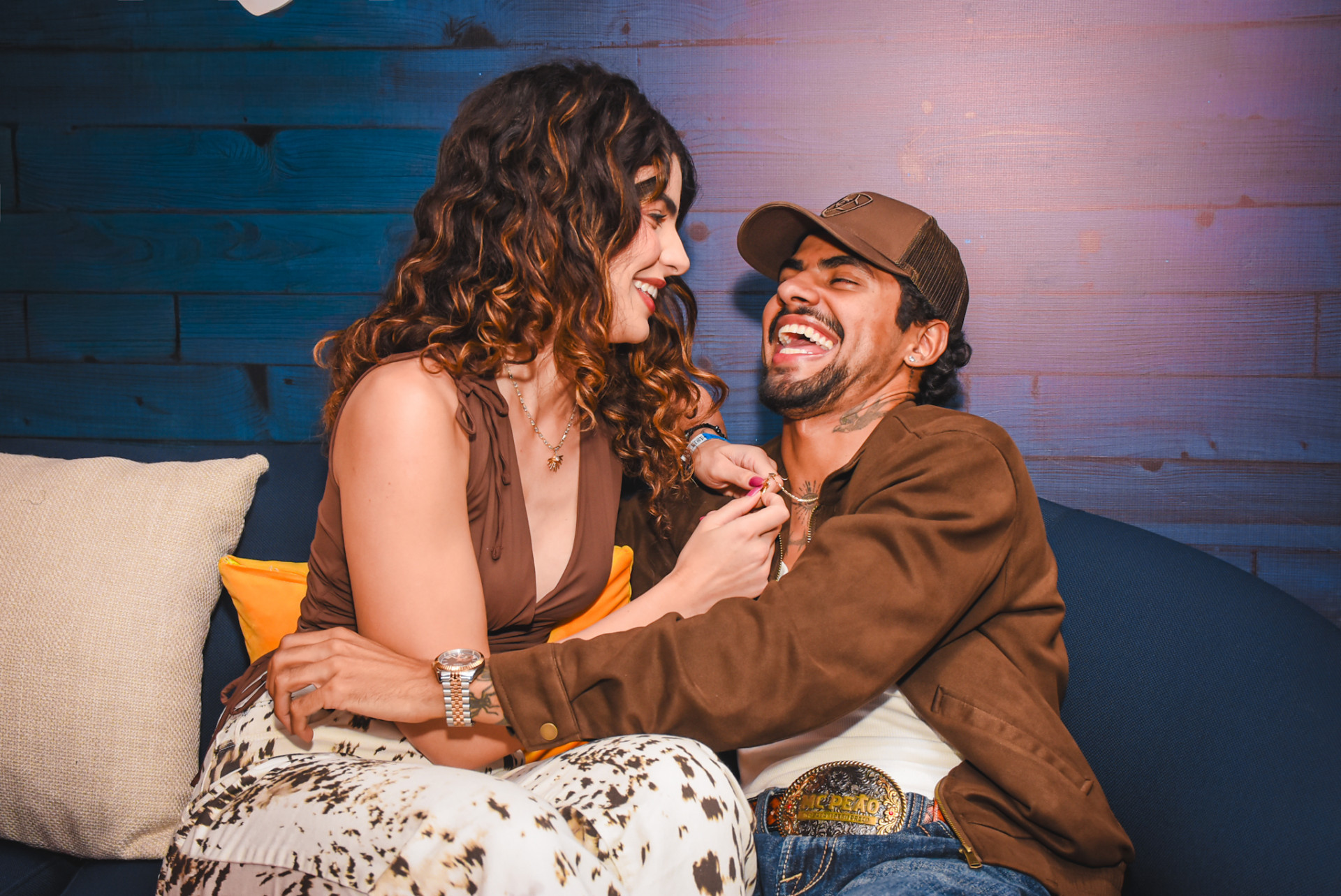 Cantor de 'Pe&atilde;o Todo Tatuado' oficializa novo romance - Will Dias/Brazil News