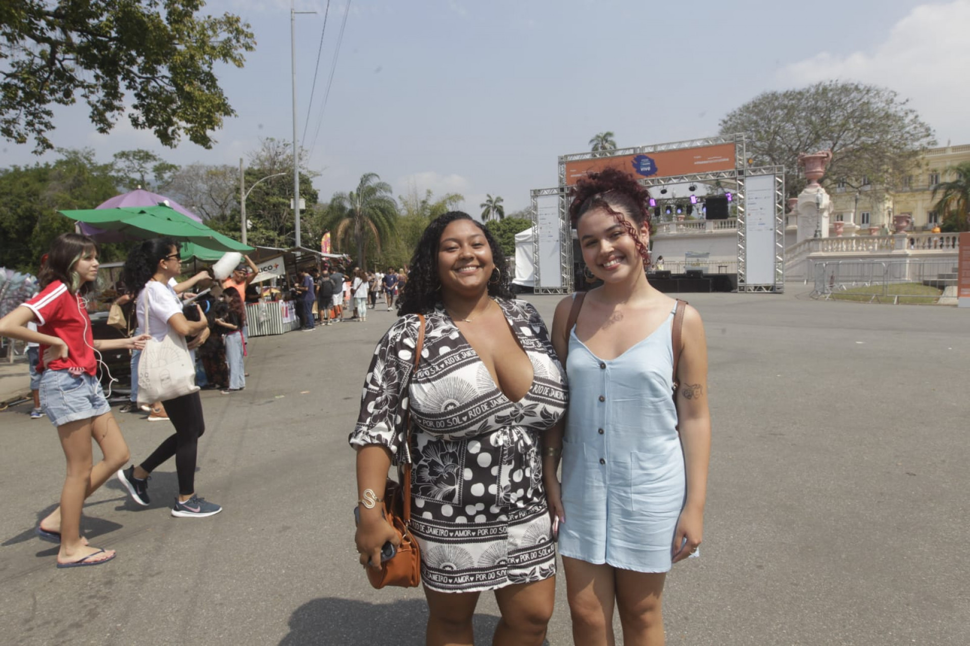 Júlia Máximo (direita) e Isabel Cristina (esquerda) valorizaram aprendizado adquirido - Reginaldo Pimenta / Agência O Dia