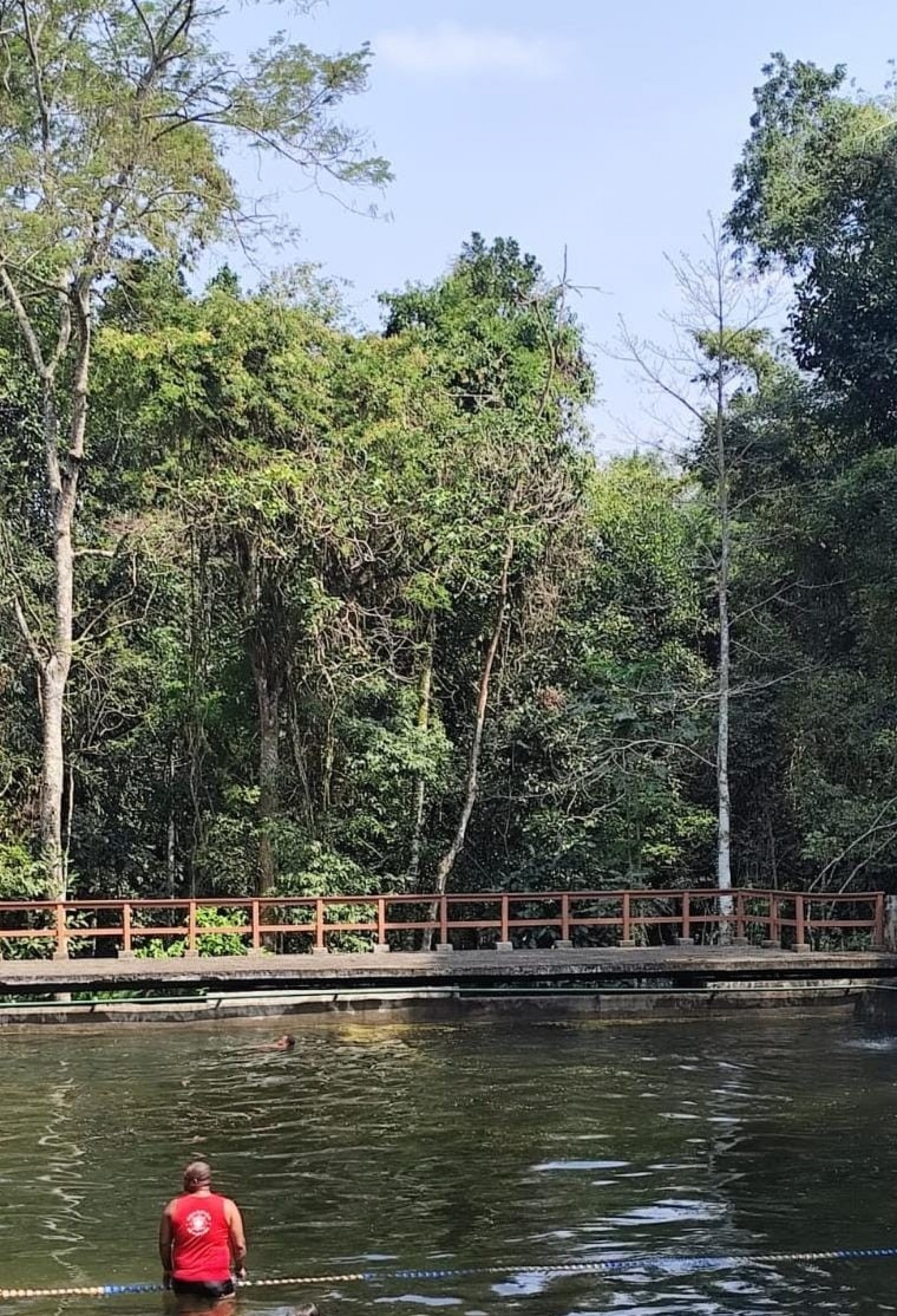 Parque da Serra do Mendanha tem uma piscina natural disponível aos visitantes - Divulgação / Smac 