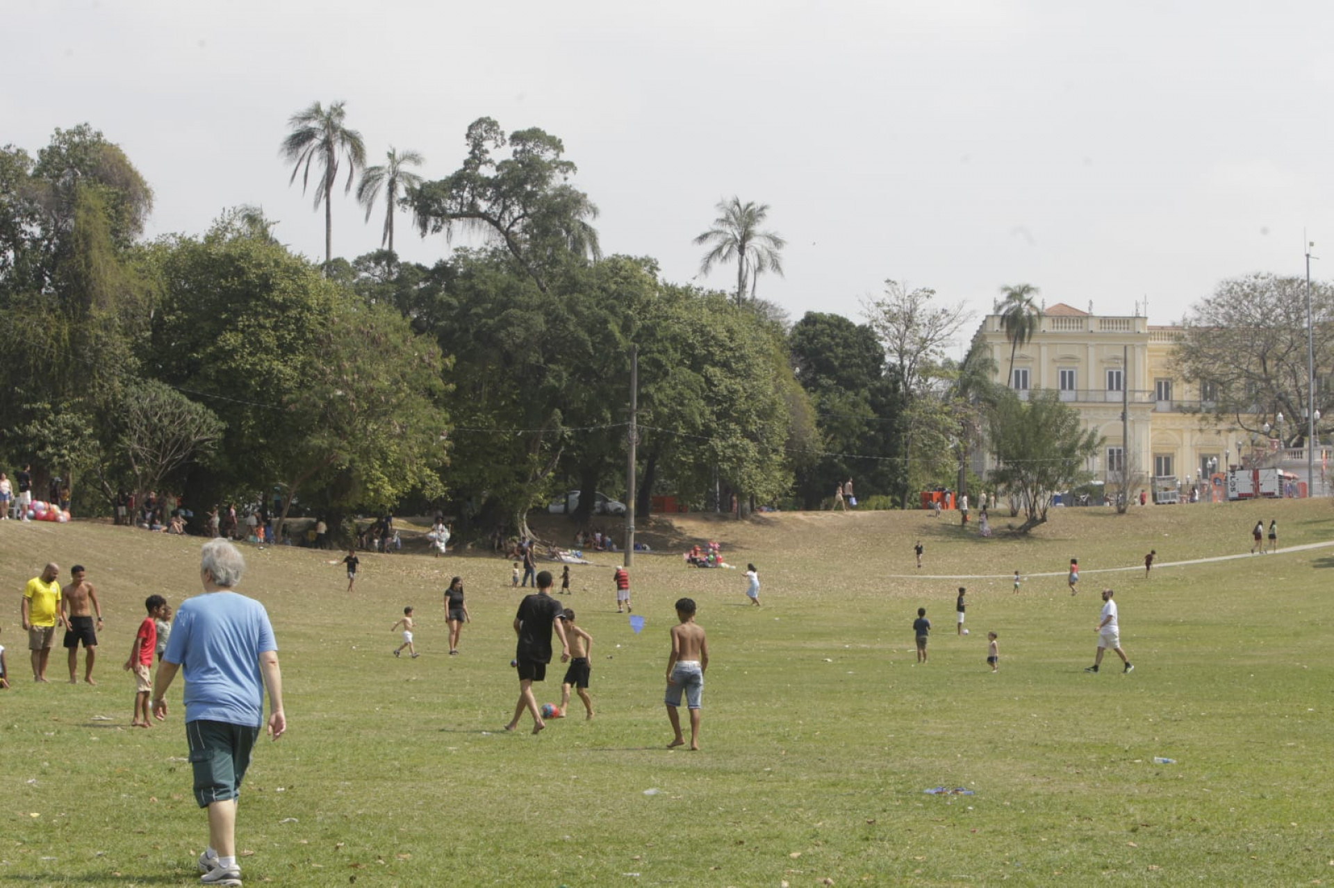 Cariocas e turistas aproveitaram o domingo (30) em atividades na Quinta da Boa Vista - Reginaldo Pimenta / Agência O Dia