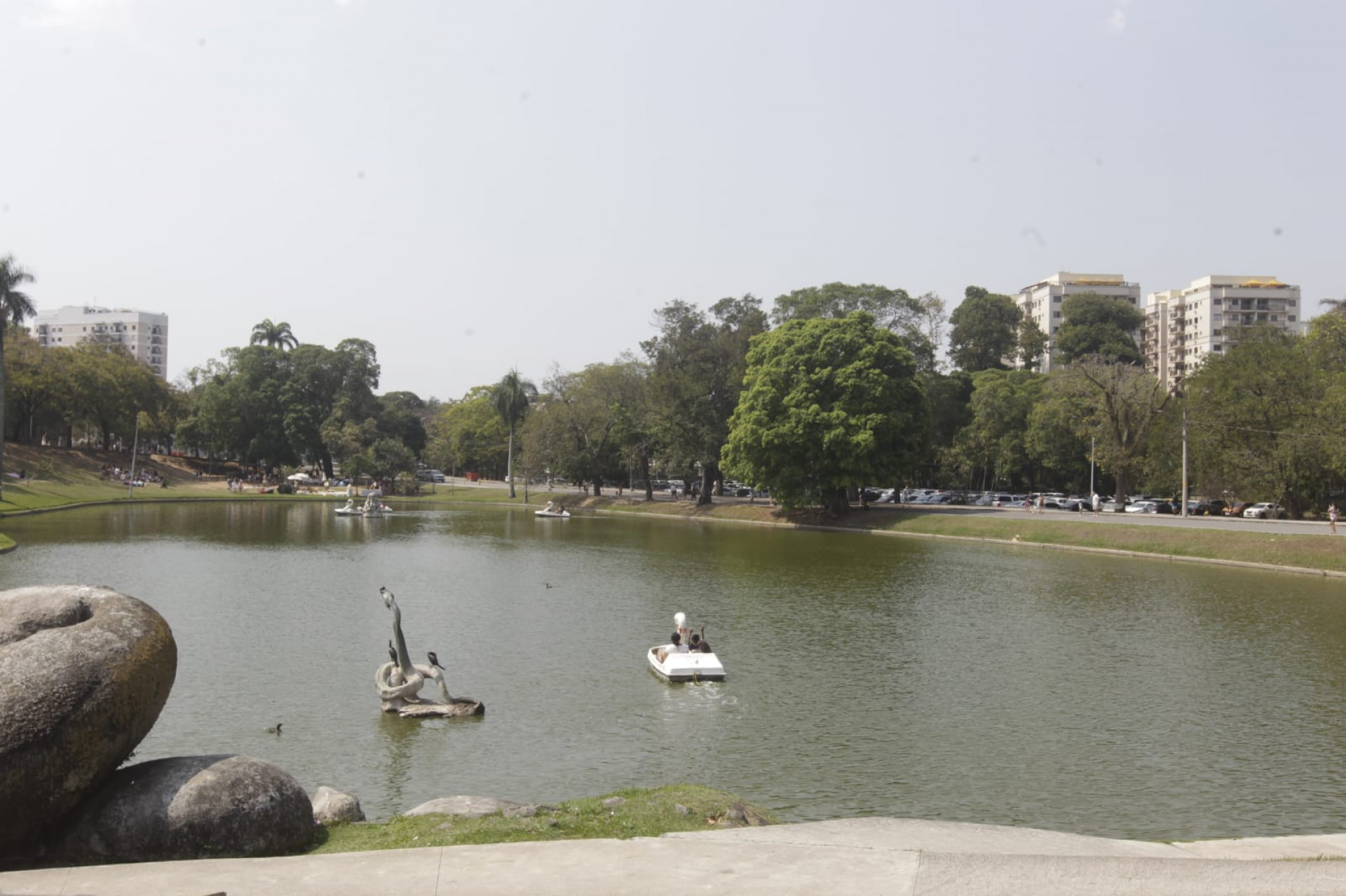 Cariocas e turistas aproveitaram o domingo (30) em atividades na Quinta da Boa Vista - Reginaldo Pimenta / Agência O Dia