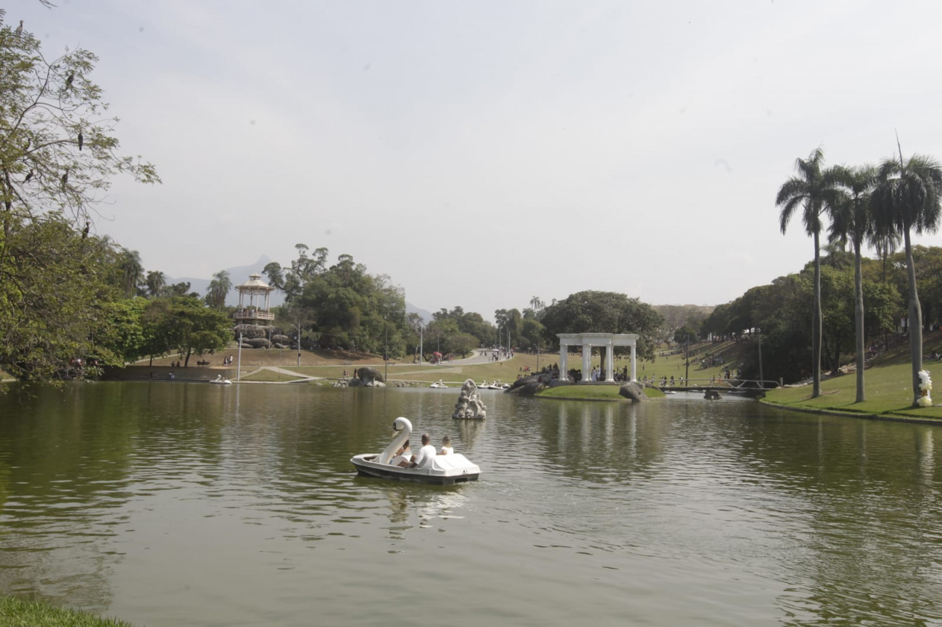 Cariocas e turistas aproveitaram o domingo (30) em atividades na Quinta da Boa Vista - Reginaldo Pimenta / Agência O Dia