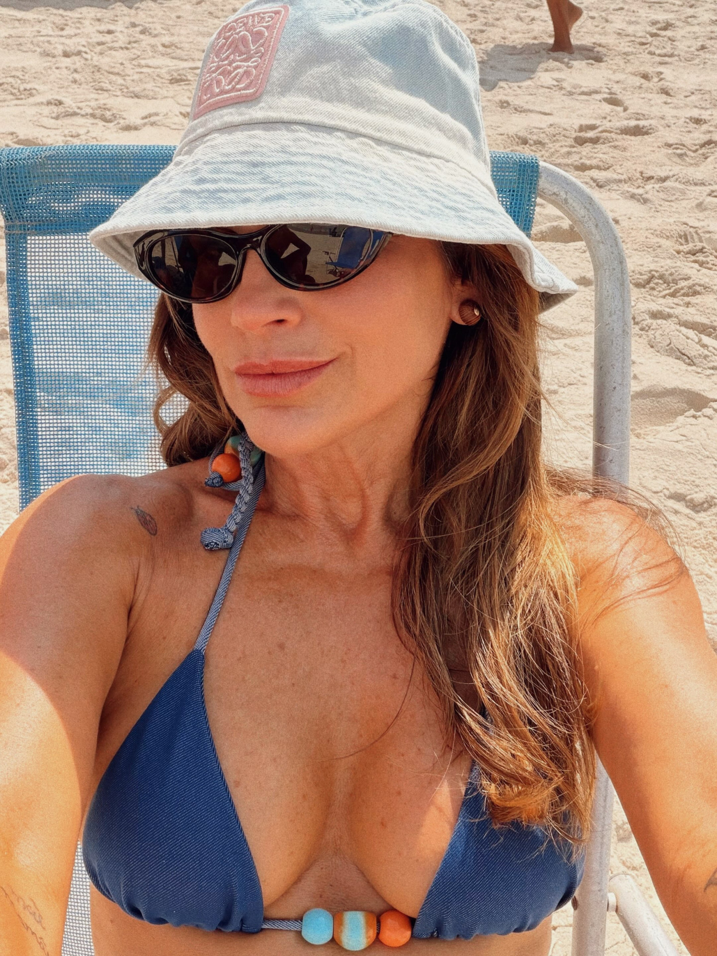 Flávia Alessandra curte dia de praia no Rio - Reprodução do Instagram