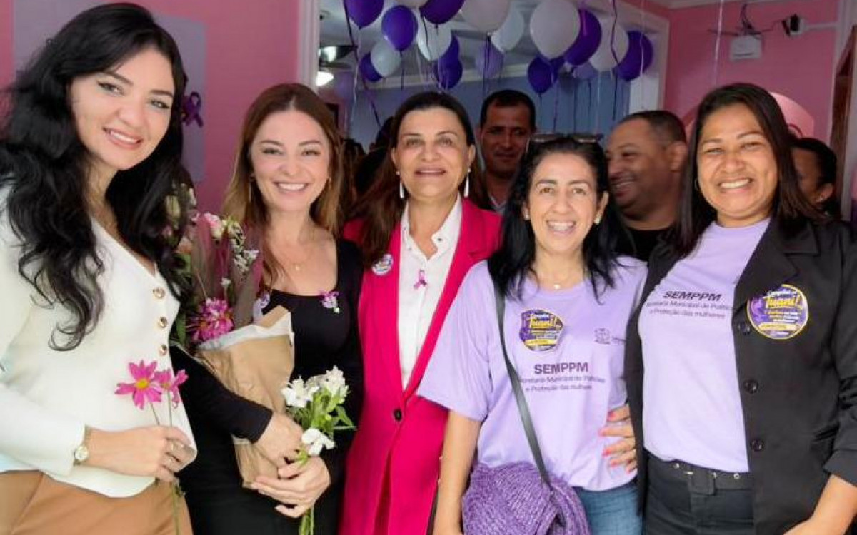 Unidade de atendimento às mulheres recebeu o nome da jovem assassinada em agosto e reuniu autoridades