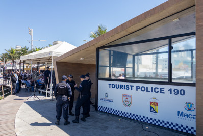 Macaé reforça segurança na orla com posto do BPTur em Cavaleiros