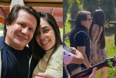 Giovani é visto de mãos dadas com mulher após fim de casamento