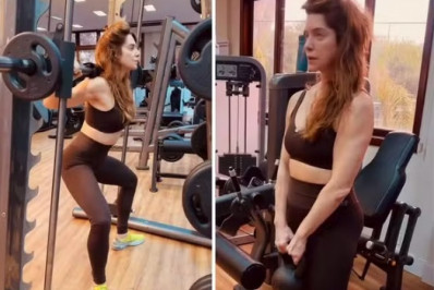 Letícia Spiller mostra treino aos 53 anos: 'Não deixe de fazer'