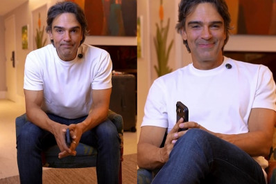 Tadeu Schmidt desabafa sobre vício em celular: 'Faz mal'