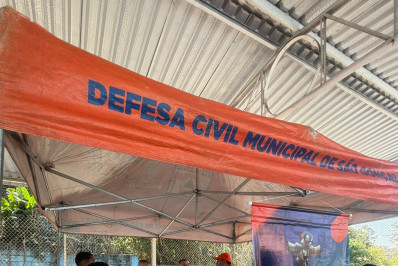 São Gonçalo orienta moradores da Nova Grécia em simulado da Defesa Civil