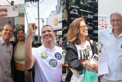 Candidatos falam em expansão do metrô e regularização de empresas