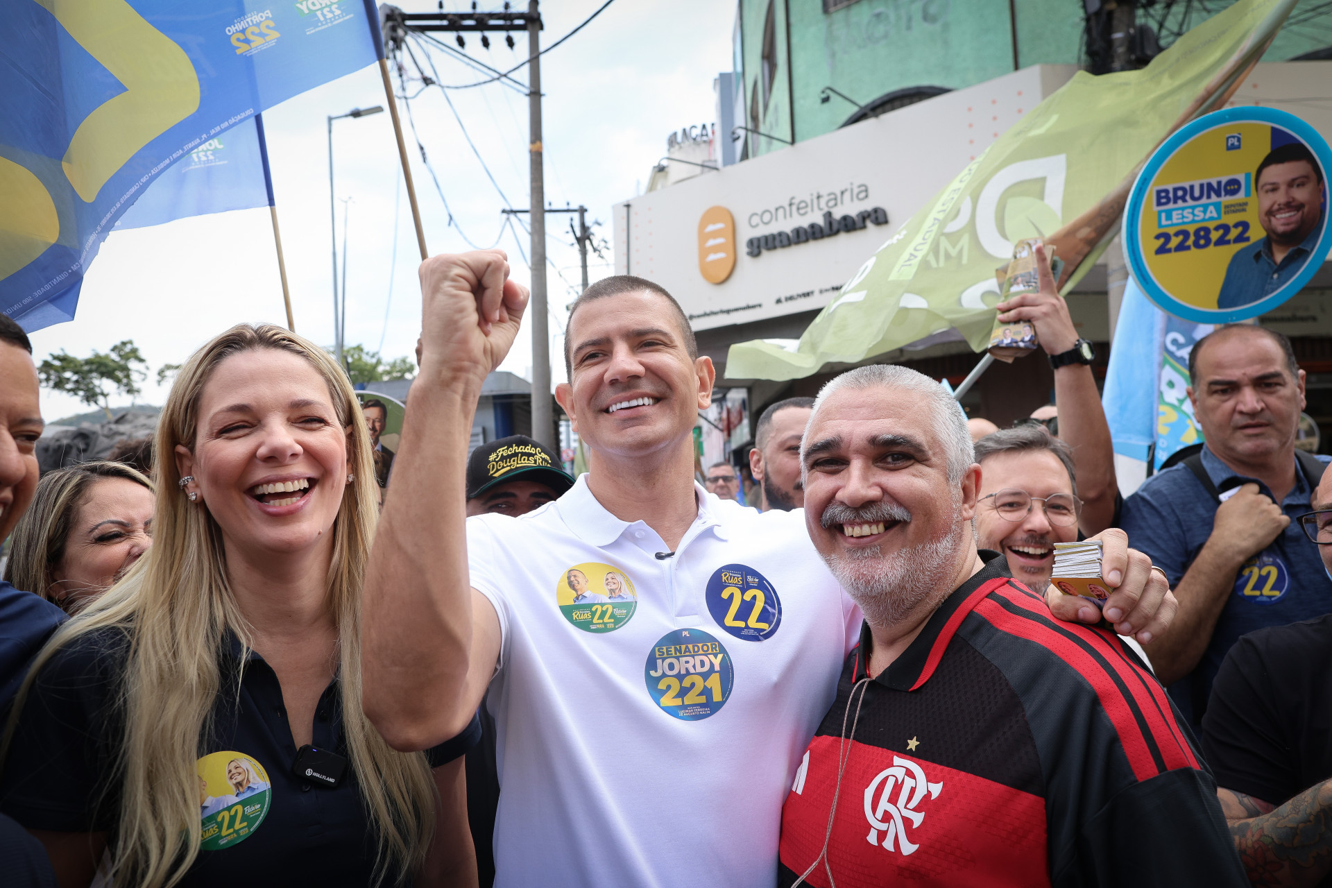 Douglas Ruas, fez uma caminhada nesta pelas ruas de Niterói - Divulgação
