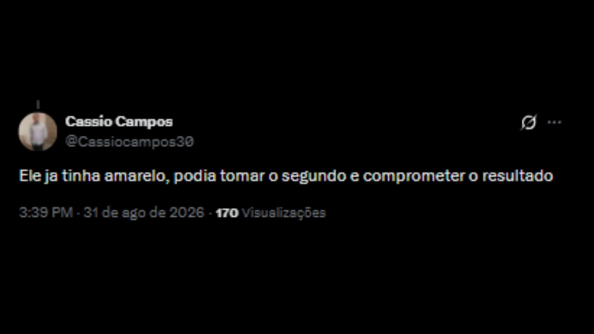Repercussão de torcedores do Fluminense sobre marcação peculiar de Ganso sobre Leozinho - Reprodução/X @Cassiocampos30