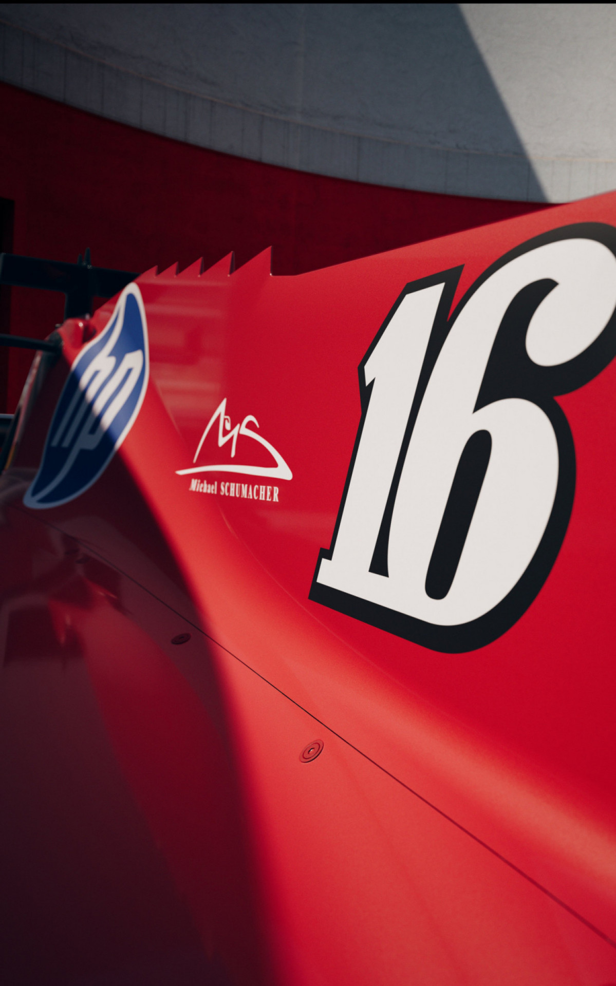 Carro da Ferrari para o GP da Itália tem a assinatura de Michael Schumacher