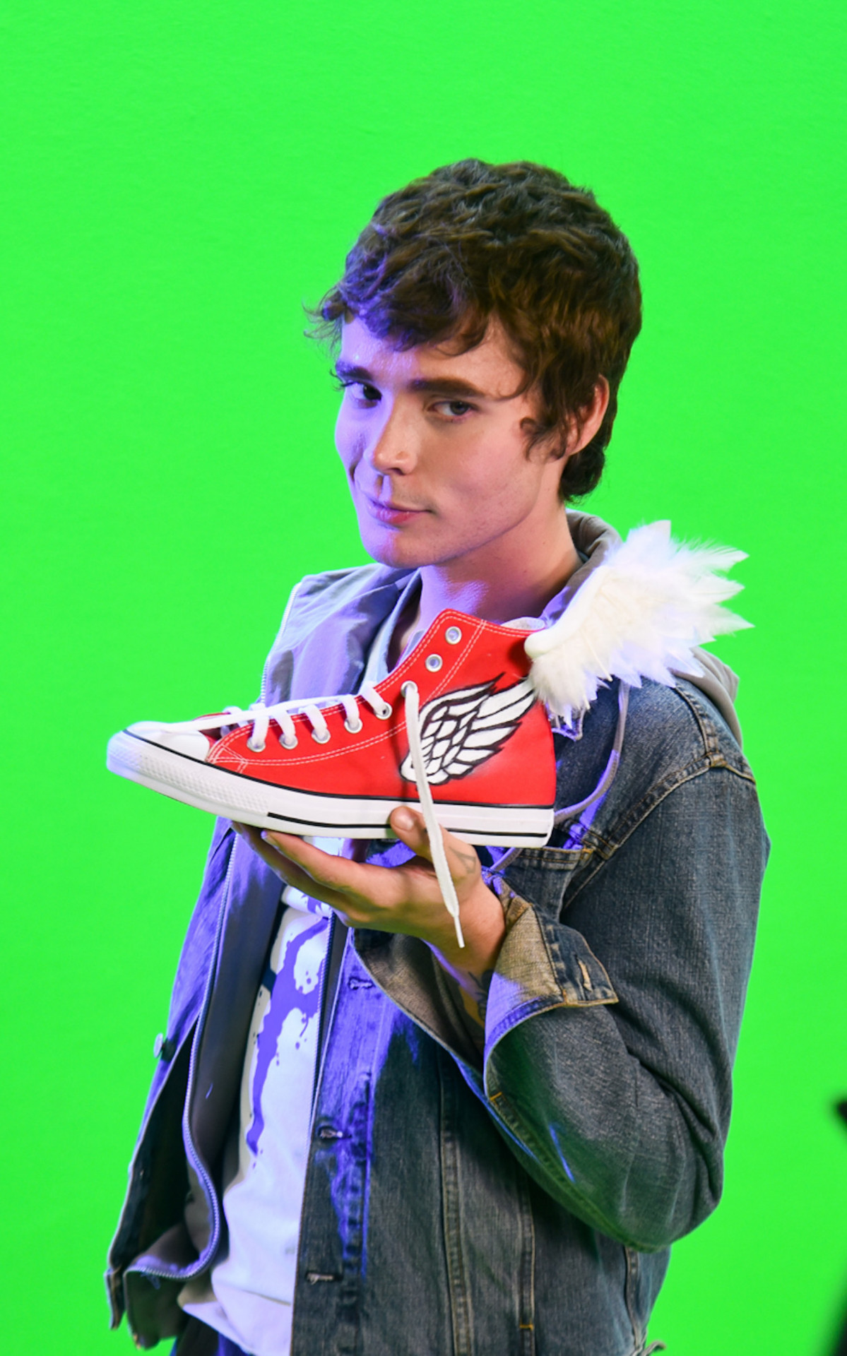  João Lucas caracterizado como Percy Jackson
