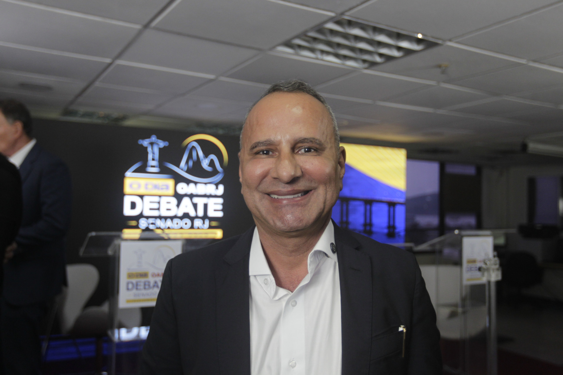 Debate promovido por O Dia e OAB-RJ contou com a participa&ccedil;&atilde;o de seis candidatos ao Senado, nesta ter&ccedil;a-feira (01). Na foto: Waguinho