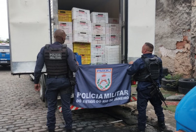 PM recupera carga avaliada em R$ 4 mil na Zona Norte