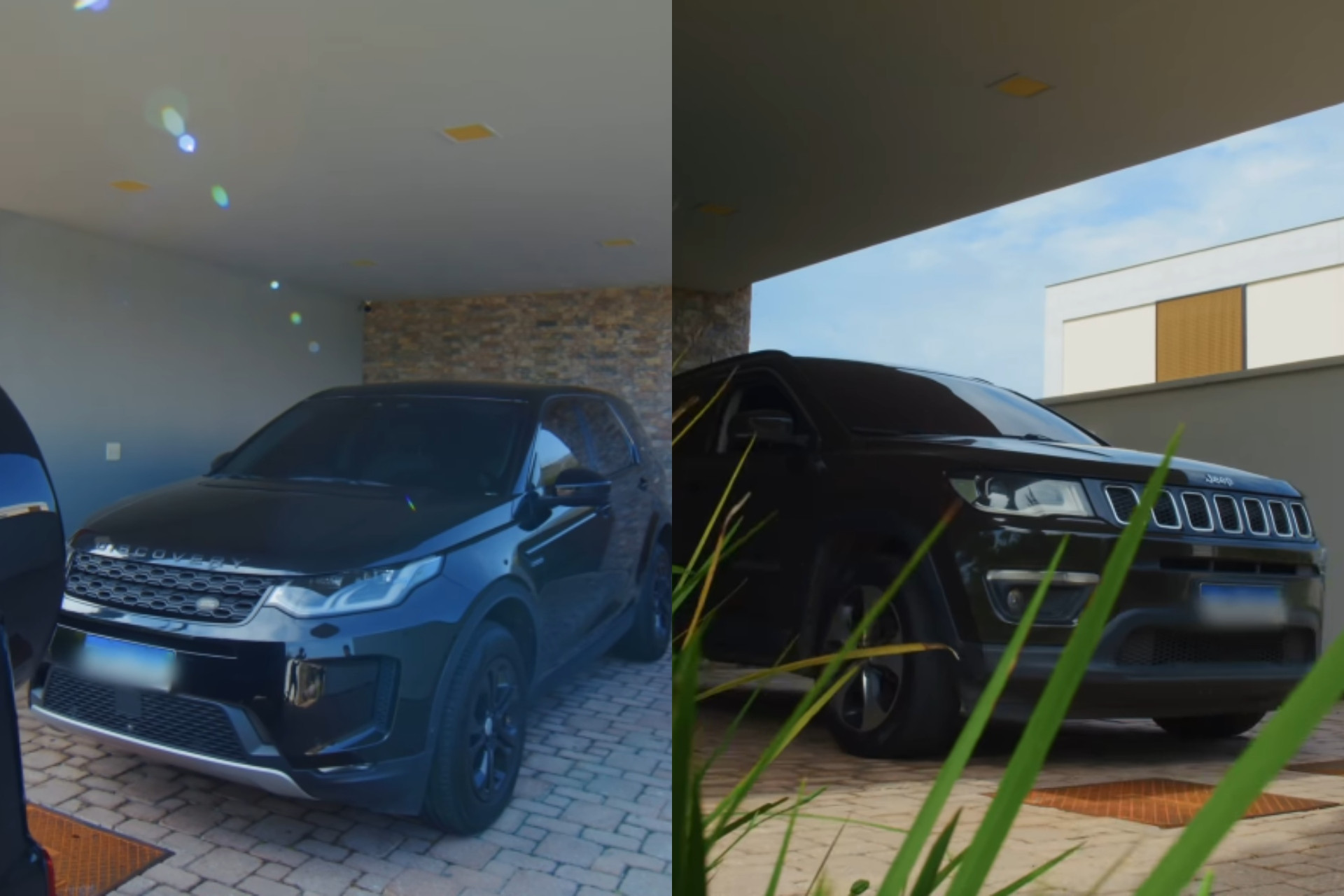 Land Rover Discovery e um Jeep Compass de Brunna Gonçalves e Ludmilla  - Reprodução / Instagram