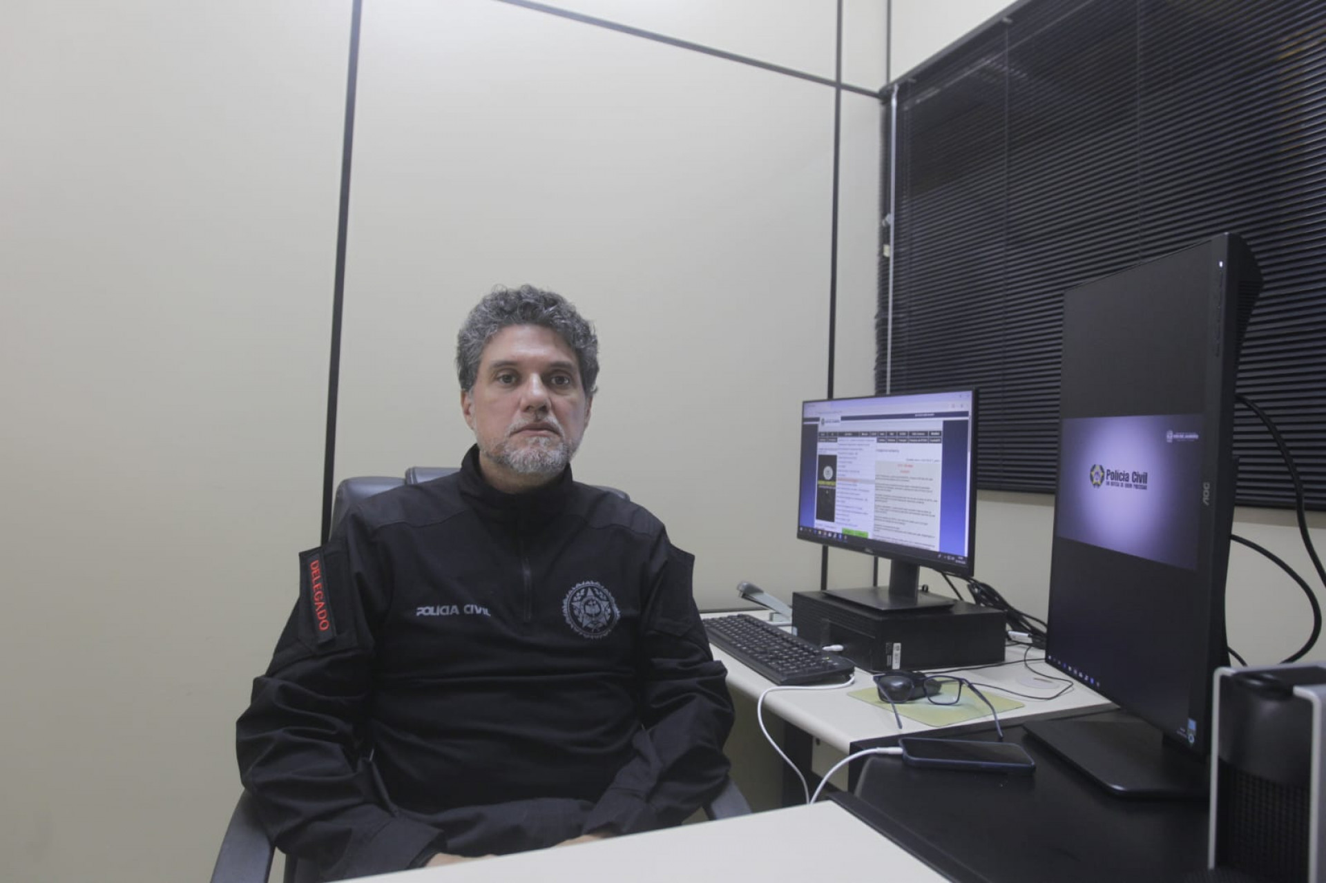 Delegado Marcos Santana Gomes conduziu investigação - Reginaldo Pimenta / Agência O Dia