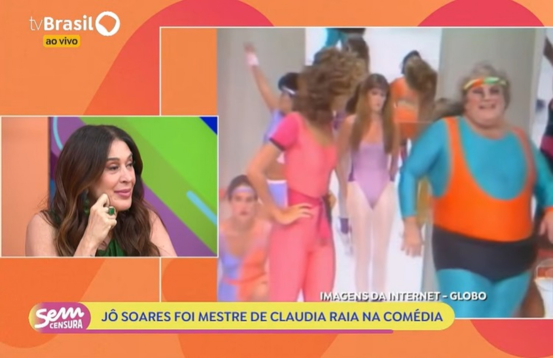 Claudia Raia relembrou parricipação no programa 'Viva o Gordo' - Reprodução/YouTube