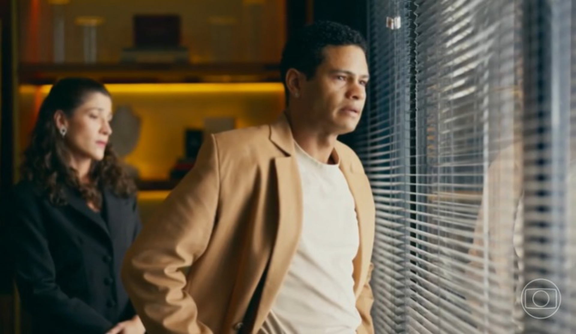 Gilda contou para Tiago armação para tirá-lo da presidência da empresa - Reprodução/Globoplay