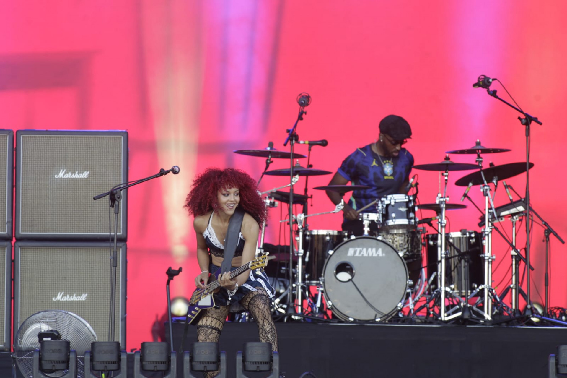 Duo Nova Twins comanda roda punk no Rock in Rio - Reginaldo Pimenta/Agência O Dia