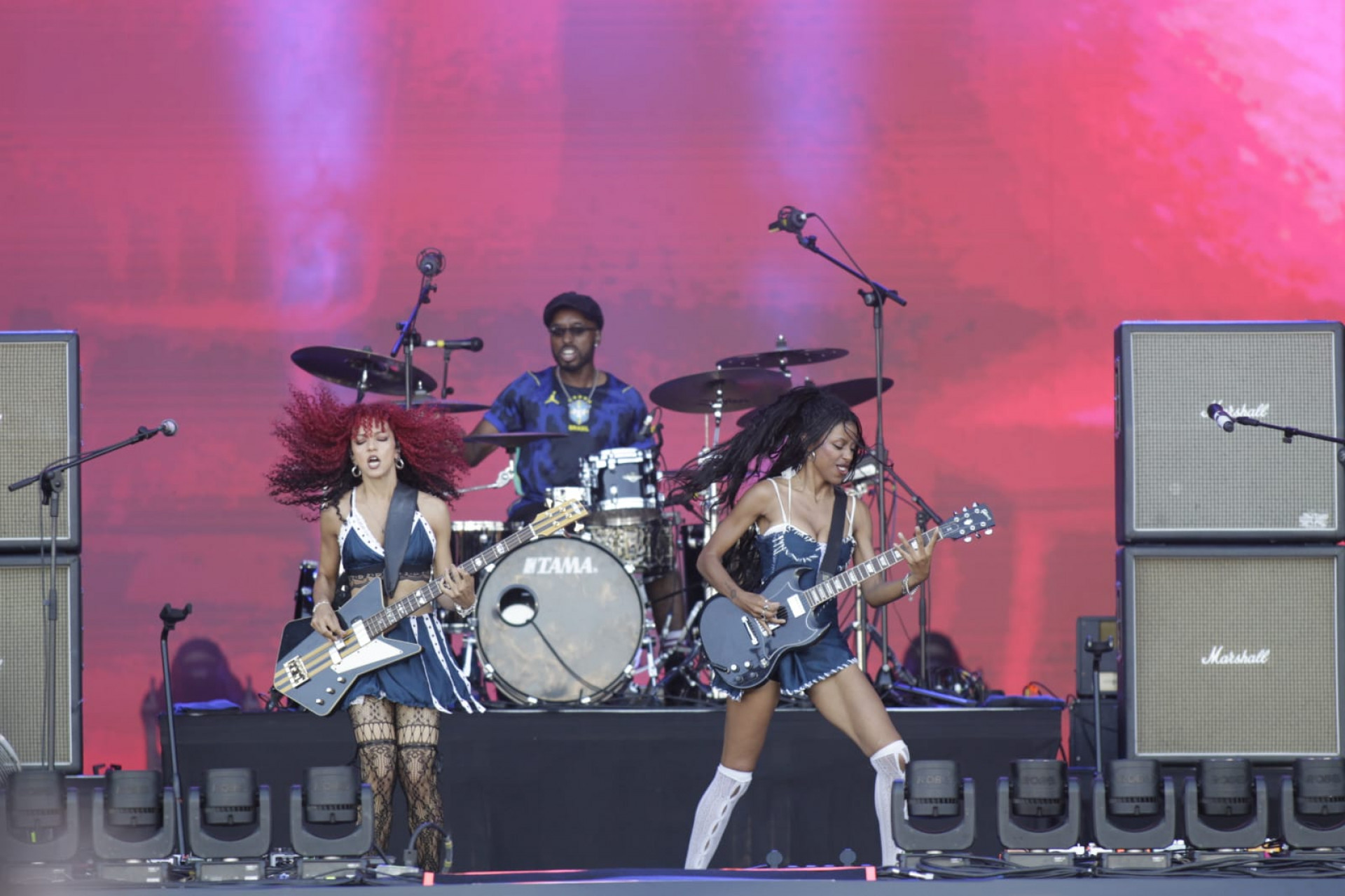 Duo Nova Twins comanda roda punk no Rock in Rio - Reginaldo Pimenta/Agência O Dia