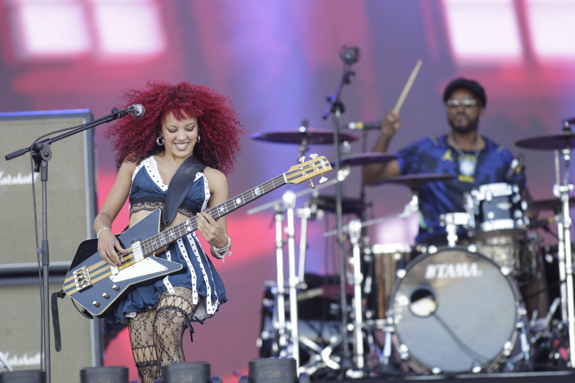 Duo Nova Twins comanda roda punk no Rock in Rio - Reginaldo Pimenta/Agência O Dia