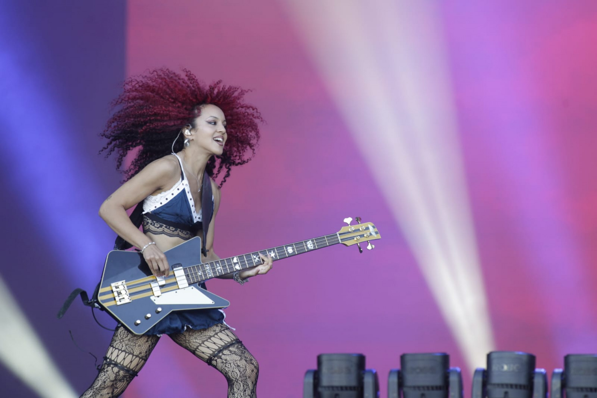 Duo Nova Twins comanda roda punk no Rock in Rio - Reginaldo Pimenta/Agência O Dia
