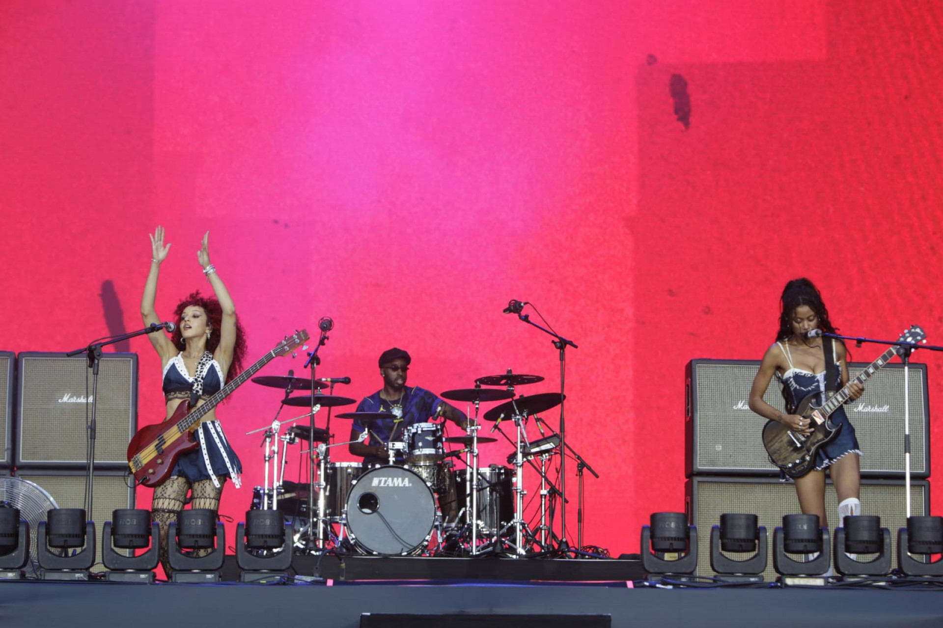 Duo Nova Twins comanda roda punk no Rock in Rio - Reginaldo Pimenta/Agência O Dia