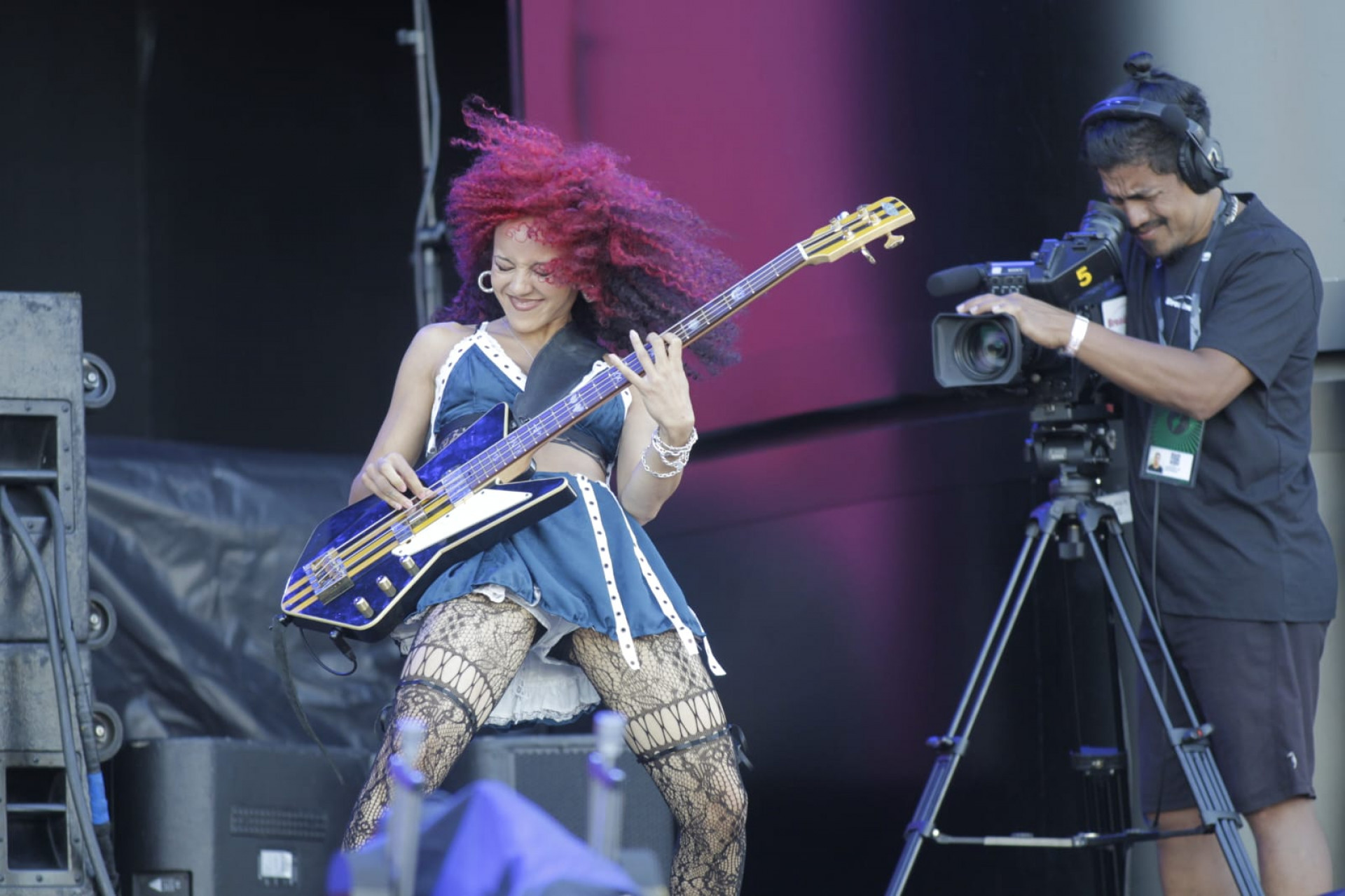 Duo Nova Twins comanda roda punk no Rock in Rio - Reginaldo Pimenta/Agência O Dia
