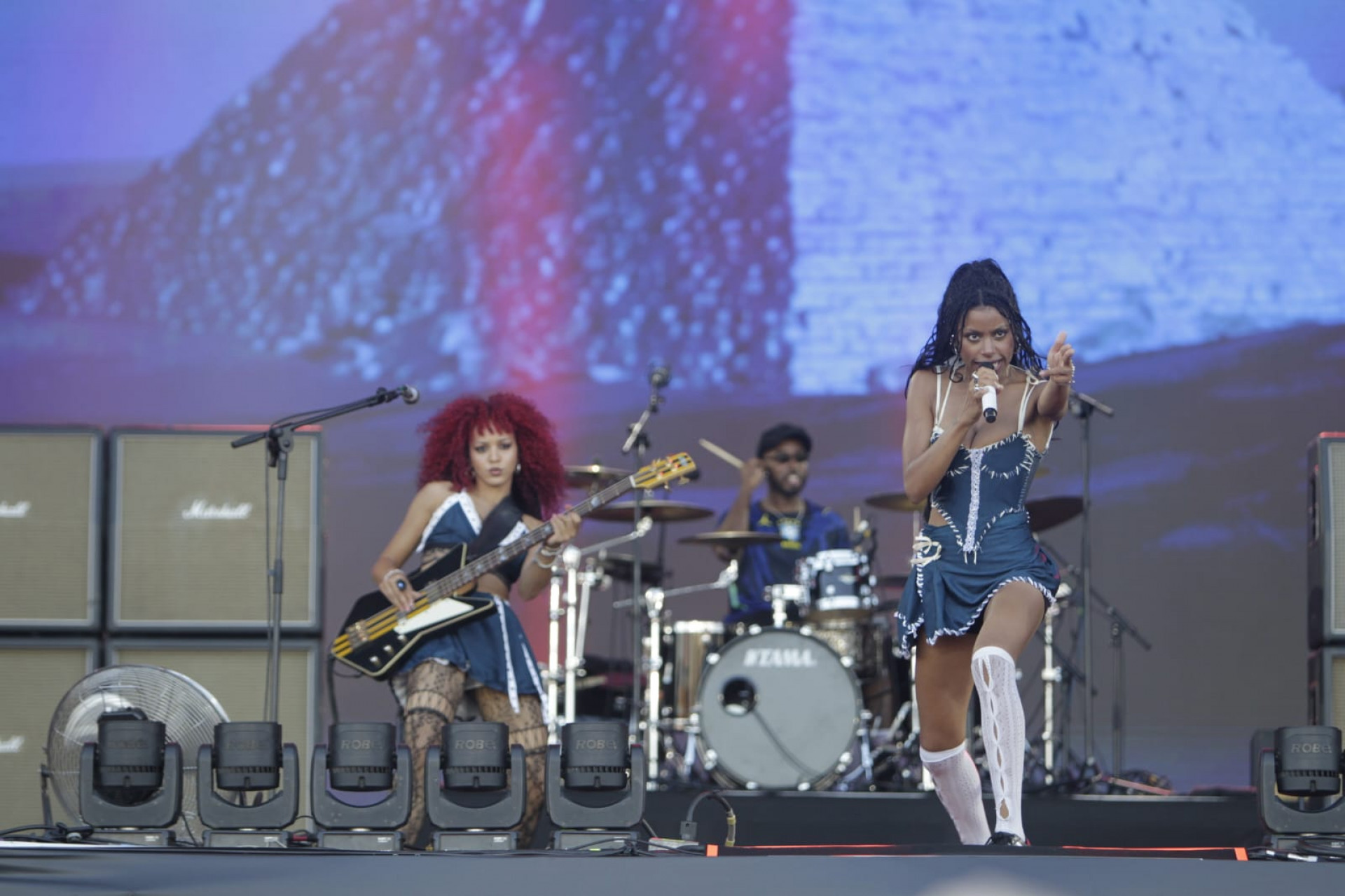 Duo Nova Twins comanda roda punk no Rock in Rio - Reginaldo Pimenta/Agência O Dia
