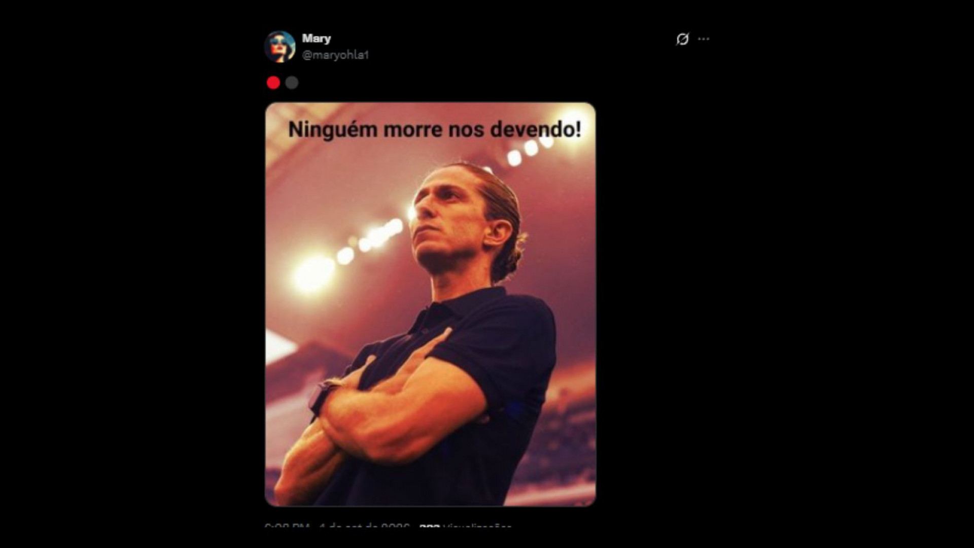 Filipe Luís sendo exaltado após a vitória do Monaco - Reprodução/X @maryohla1