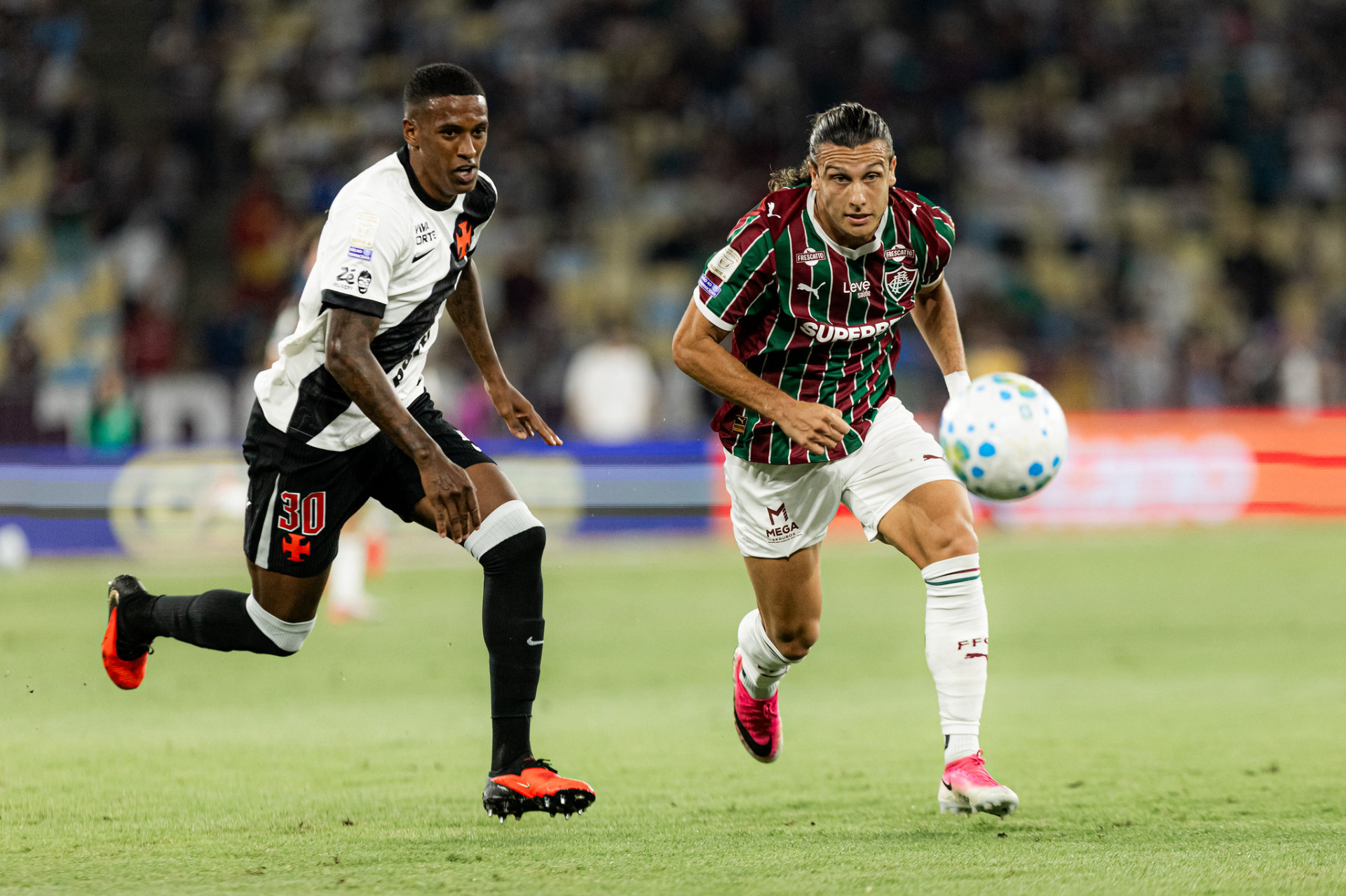 Lance do jogo entre Fluminense e Vasco - MARINA GARCIA / FLUMINENSE F.C.