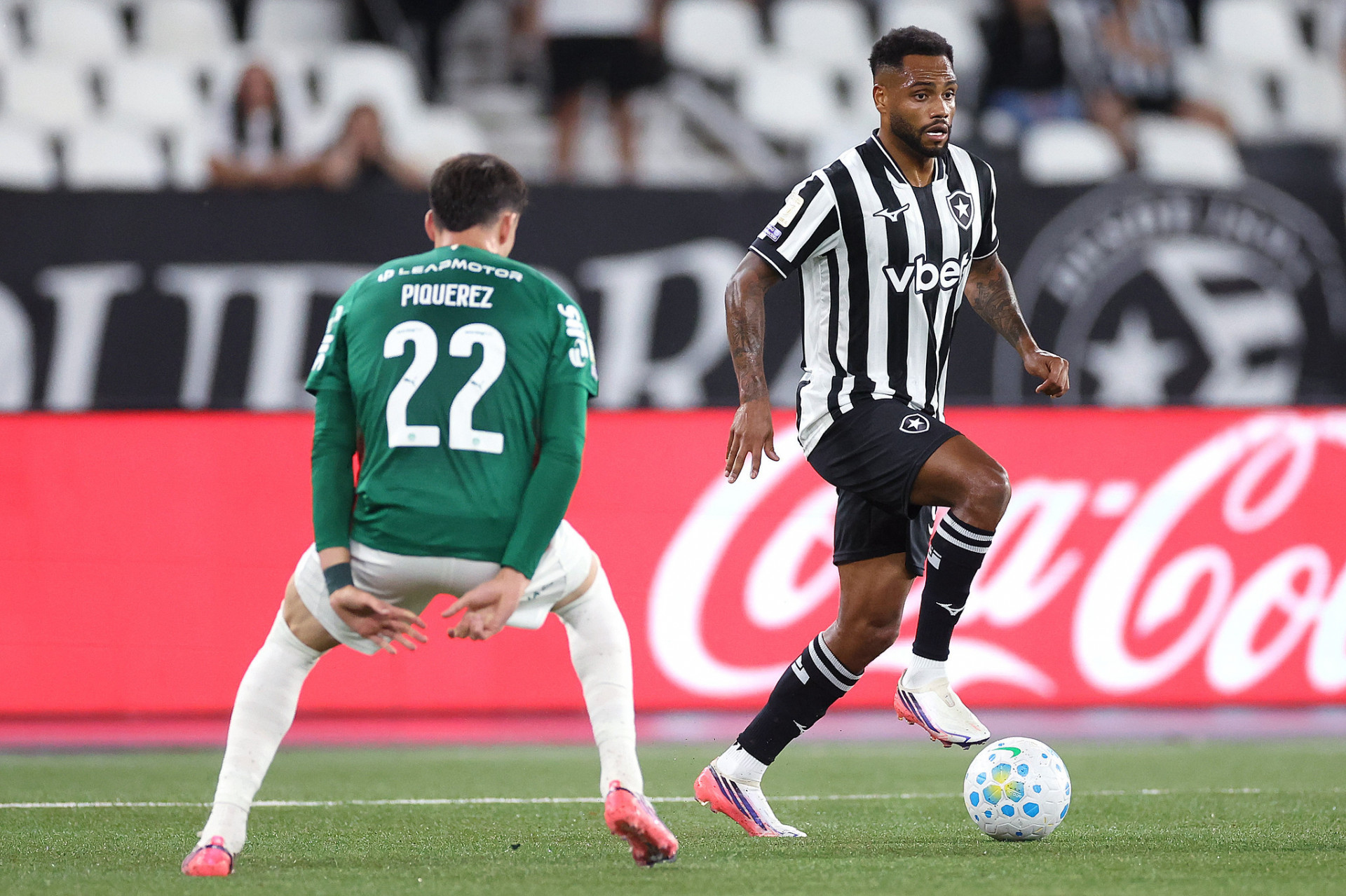 Botafogo enfrentou o Palmeiras, no Nilton Santos, pela 26ª rodada do Brasileirão - Vitor Silva / Botafogo