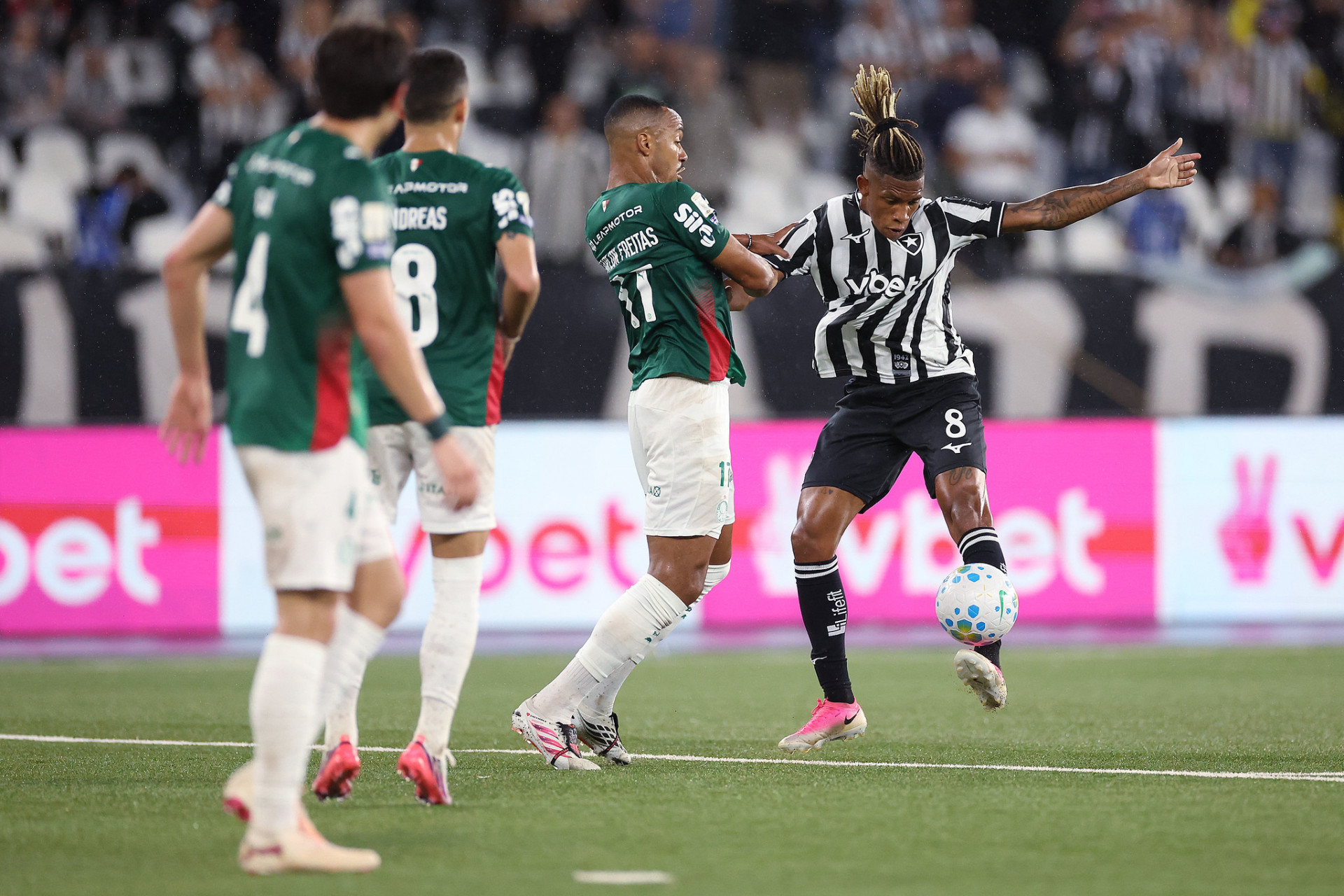 Botafogo enfrentou o Palmeiras, no Nilton Santos, pela 26ª rodada do Brasileirão - Vitor Silva / Botafogo
